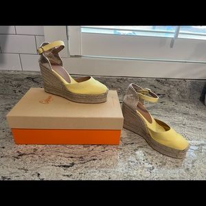 Castaner Yellow Espadrilles